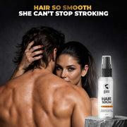 Beardo Hair Serum 50ml for Instant Shine & Anti-frizz with Argan Oil, Made for Men's Hair, Super Light-weight | Provides shine, smoothness and damage protection | Frizz-Free Hair Serum for Men