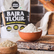 Urban Platter Bajra Flour, 500g (Stone-Ground Pearl Millet Atta | Rich in Fiber & Iron | Naturally Gluten-Free)