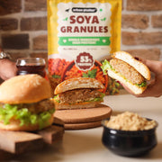 Urban Platter Soya Granules, 300g (53% Plant Protein | Made from Defatted Soy Flour | Fiber Rich Soya Mince)