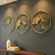 DSH CRAFTING YOUR CURIOSITY Metal Wall Art Wall Sculptures Hanging Perfect For Home Decorations Living Room Bedroom. (03-RING-3P)