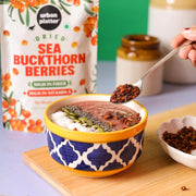 Urban Platter Dried Sea Buckthorn Berries, 100g (High in Vitamin A | High in Fiber | Tart & Tangy Superfruit | Add to Trail Mixes, Smoothies, Teas & Baking)