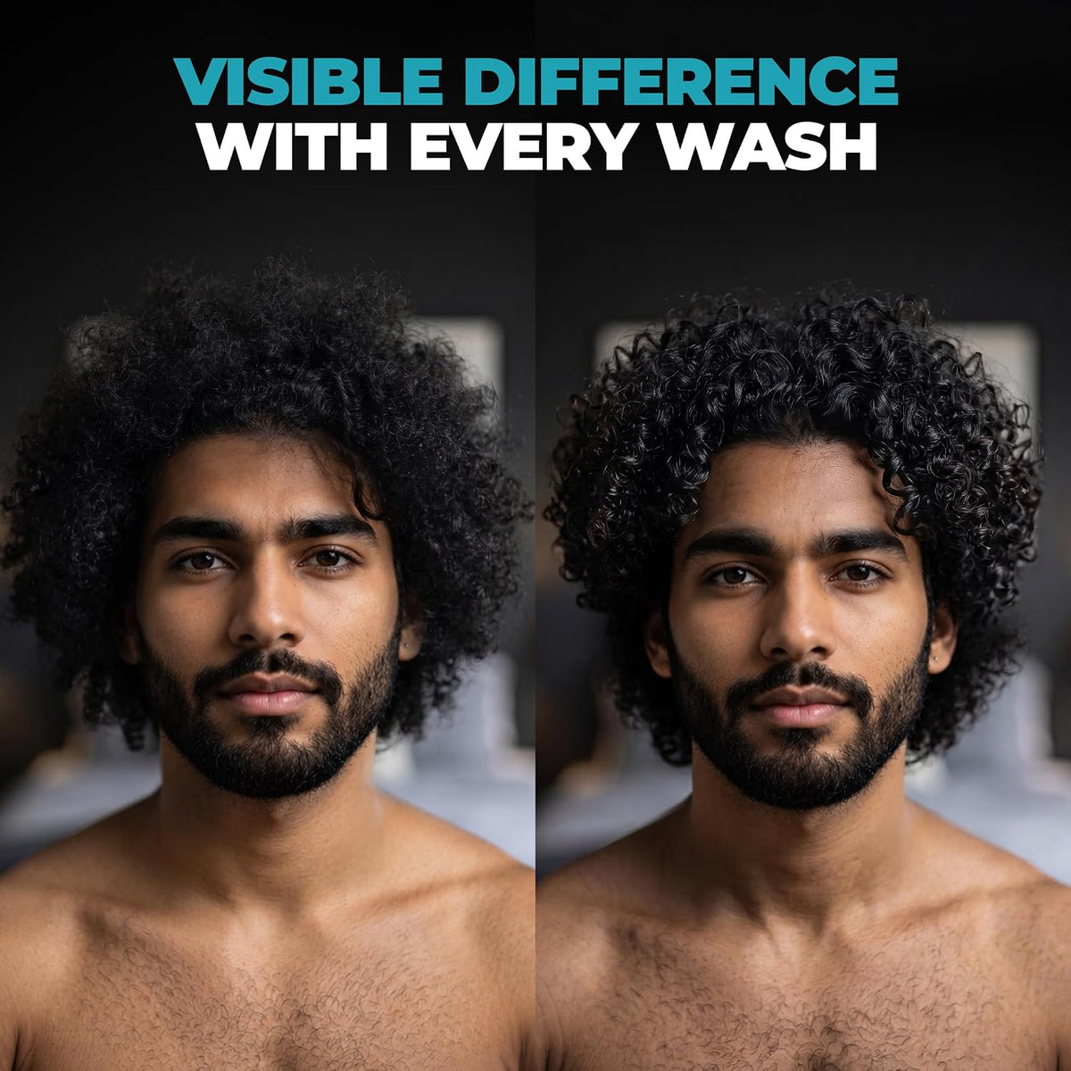 Beardo Man Curls Shampoo for Frizzy, Dry, Wavy & Curly Hair | Moisturizing Gentle Cleanser | Infused with Hyaluron, Avocado & Coconut | Sulphate, Silicone & Parabens Free | 200ml