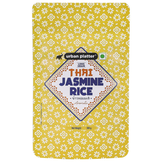 Urban Platter Thai Jasmine Rice, 300g (Aromatic Long-Grain Rice | Soft & Fluffy Texture | Asian Pantry Staple)