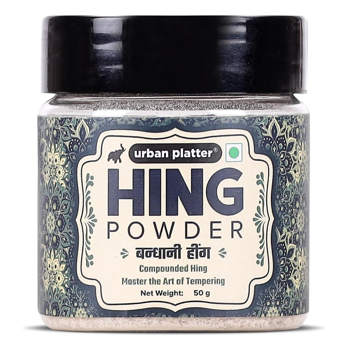Urban Platter Everyday Hing Powder, 50g (Compounded Asafoetida Powder | Tempering Essential | Natural Digestive Aid | Perfect for Daily Indian Cooking)