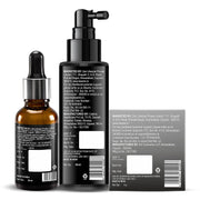 Beardo Grey Fix Kit for Men | Anti-Grey Hair Serum, Beard Oil & Blackout Powder | Reverse Greying, Restore Natural Look | Root Touch Up for Hair | Kit for Men-Set of 3