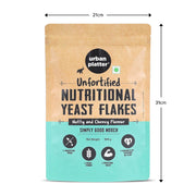 Urban Platter Unfortified Nutritional Yeast Flakes, 500 g (Plant Based | Nutty and Cheesy | Nooch)