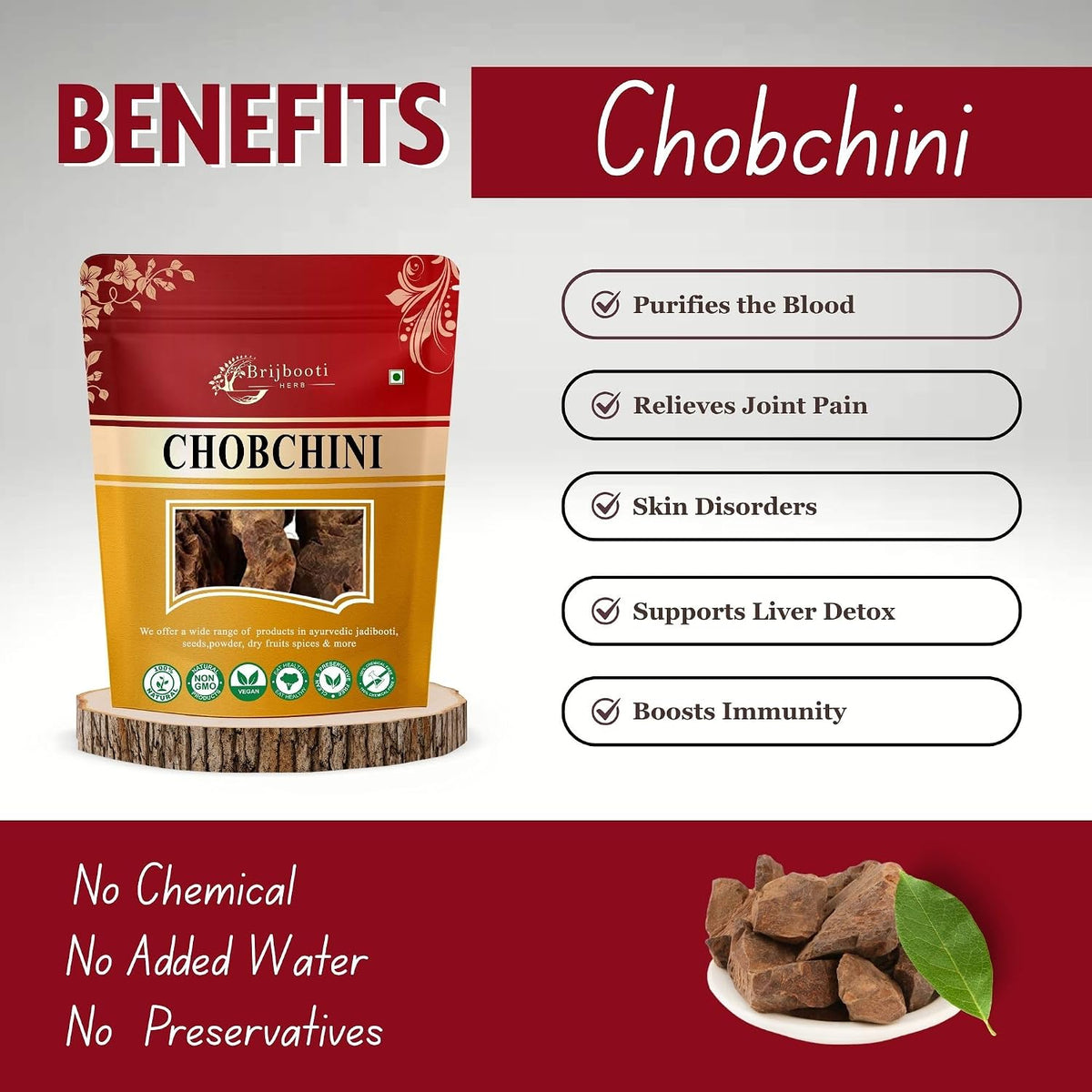 Brijbooti Chobchini - Smilax Glabra 50 Gr