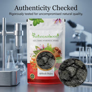 IndianjadiBooti Black Mica (Abhrak/Abrak/Kala Bajra) – Premium Natural Mineral | 3 Packs of 900 Grams