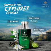 Yardley London Gentleman Explorer|England's Finest Fragrance|EDP Perfume For Infinite Adventure|30 ml