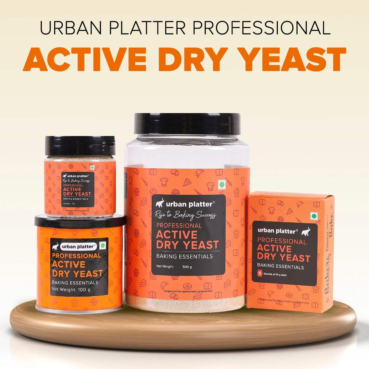Urban Platter Baker's Active Dry Yeast, 75 g