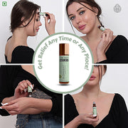 The Old Natural Migraway Roll On | Essential Oil Blend for Head Comfort, Relaxation & Stress Relief | Lavender, Rosemary, Chamomile, Brahmi & Lemongrass Oils | Travel Friendly Aromatherapy Roll On | 10ml