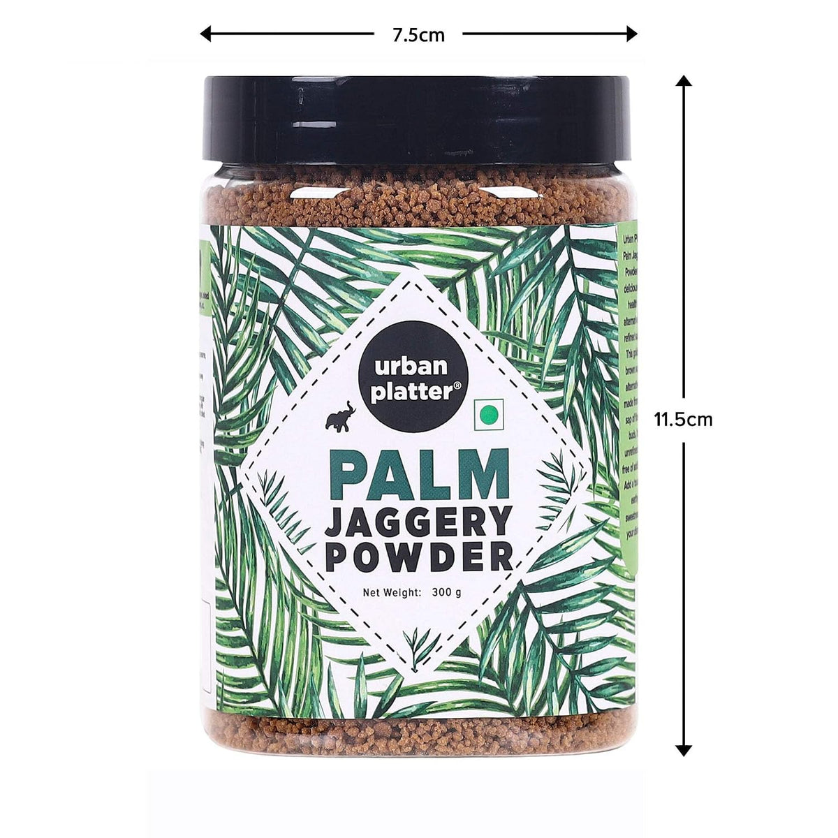 Urban Platter Palm Jaggery (Karupatti), 300g (Natural Sweetener | Unrefined & Chemical-Free)