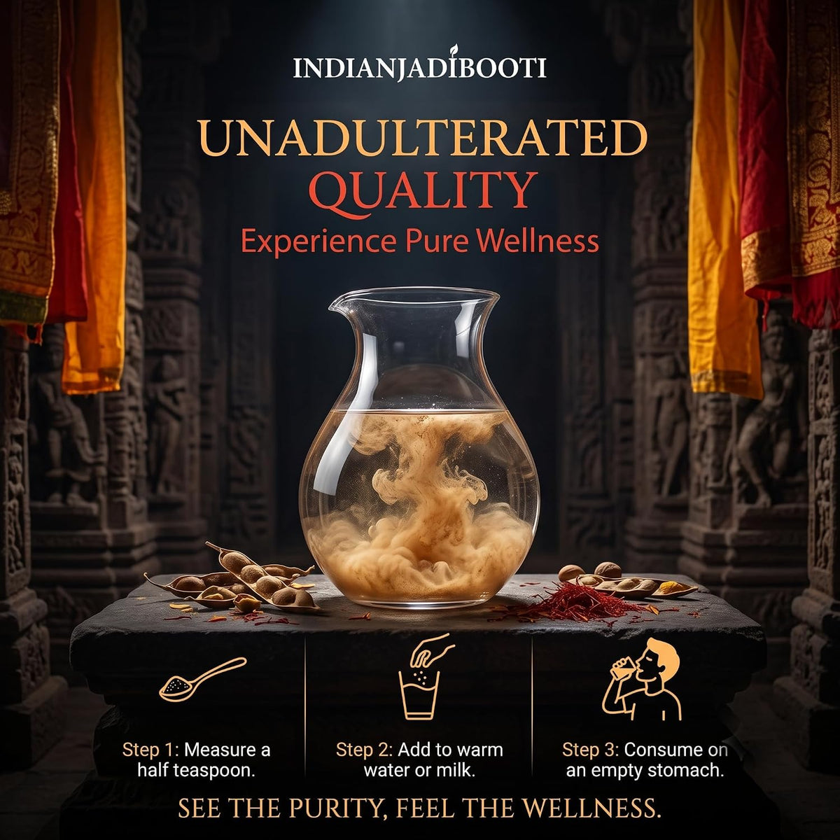 IndianJadiBooti Amaltas Pulp Extract Powder | Amaltaas Guda Powder | Cassia Fistula (250 Grams) | Pack Of 2