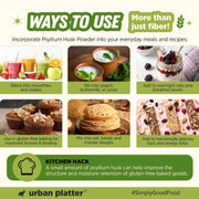 Urban Platter Isabgol Powder, 250g (Finely Milled Psyllium Husk, Rich in Dietary Fibre, Supports Digestive Health, Nature's Soluble Fibre)