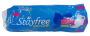 Stayfree Secure Sanitary Pads-Extra Large Wings, 7 Count