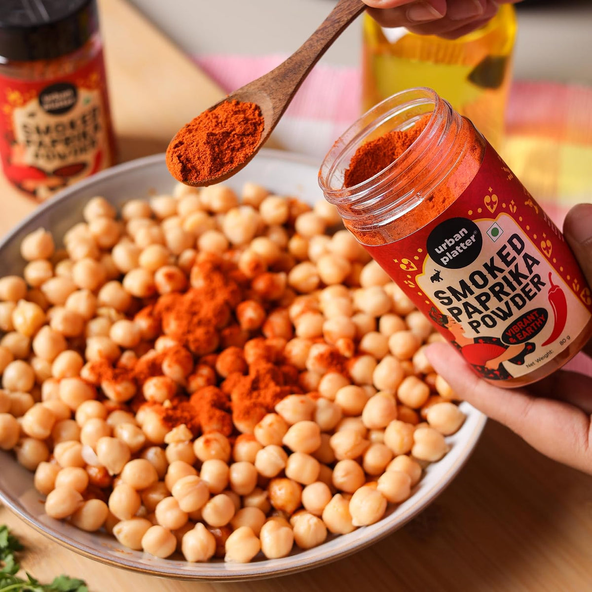 Urban Platter Smoked Paprika, 80g (Bold, Smoky & Sweet | Adds Depth, Colour & Earthy Heat to Grills, Roasts, Pasta, Sauces & Global Cuisines)