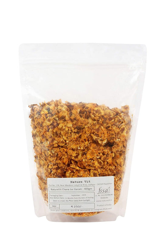 Nature Vit Roasted Chana Jor Garam,800Gm [Low Fat Snacks]