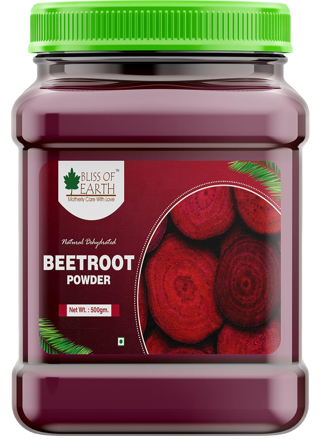 Bliss of Earth 2x500Gm Beetroot Powder natural Spray Dried (pack of 2)