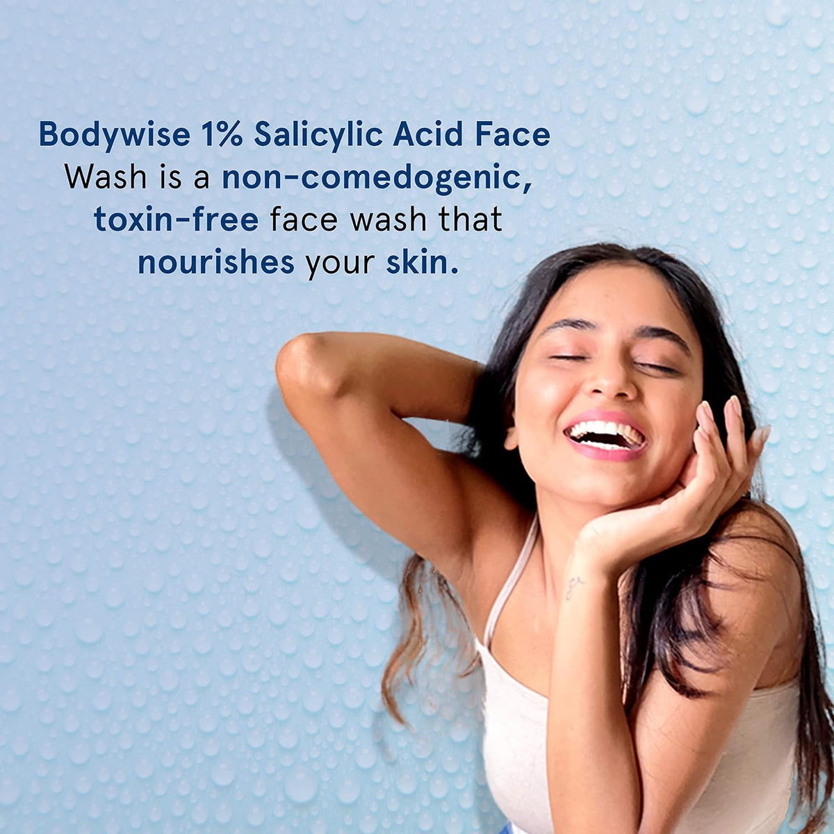 Be Bodywise 1% Salicylic Acid Oil Control Face Wash For Acne & Pimples Acid Reduces Excess Oil Exfoliates Paraben & Soap Free, 120ml