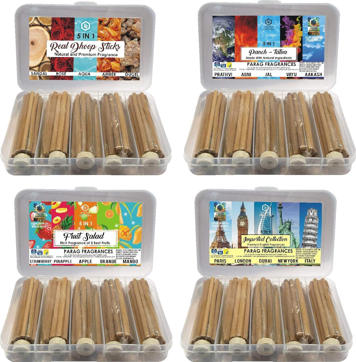 Parag Fragrances Extra Premium Long Lasting Dhoop Sticks 100 Gram Pack for Pooja & Home Fragrance (Rajnigandha)