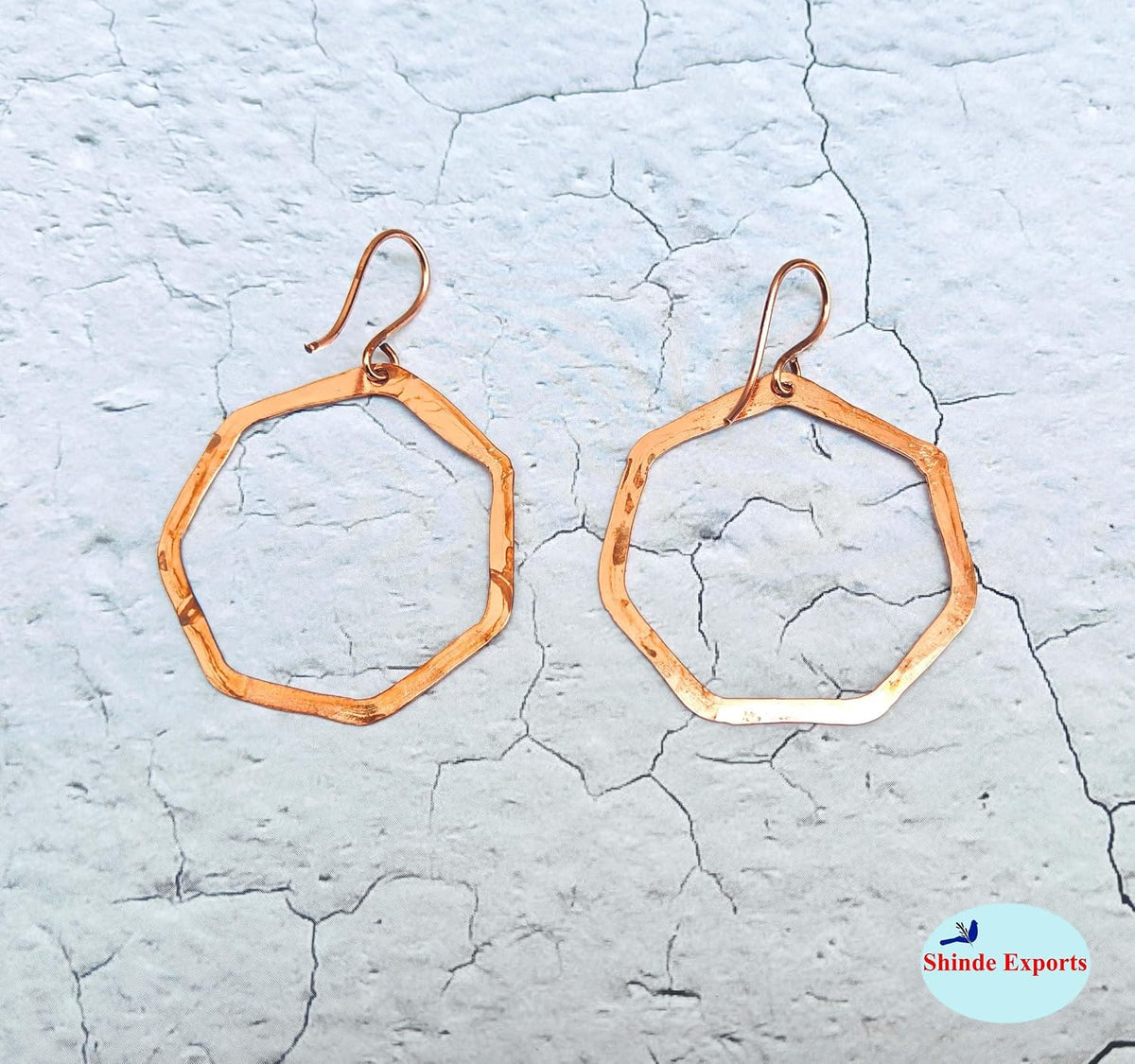 SHINDE EXPORTS copper earrings for women stylish traditional jhumka earring