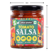 Urban Platter Tomato Salsa, 200g (Preservative Free | Vibrant & Zesty | Mexican Salsa)