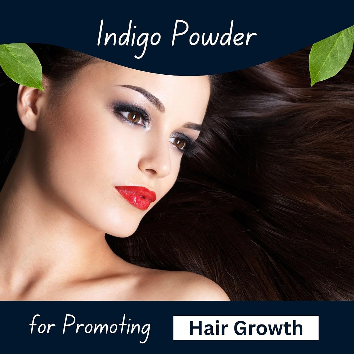 Brijbooti Organic Indigo Powder for Black Hair (200 Gr) | Herbal Indigo Powder for Natural Hair Coloring | Neela Amari, Neel Patti, Neela, Neelamari