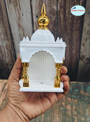SHINDE EXPORTS Temple for car Dashboard Stand 6 inches (Plastic Empty Temple)