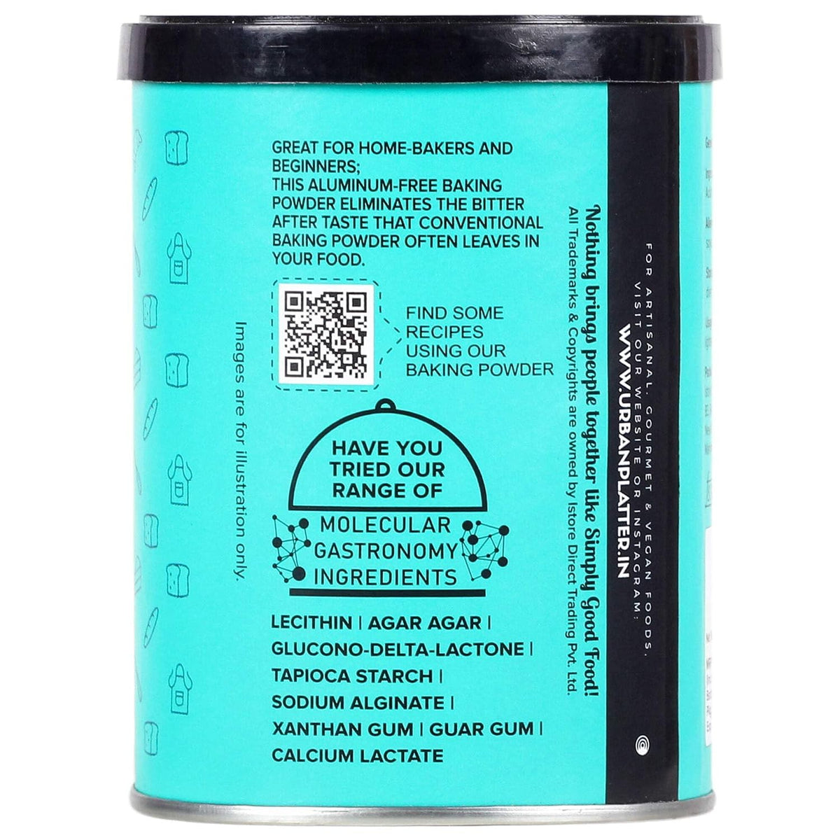 Urban Platter Aluminium-Free Baking Powder, 250g (Double-Acting Leavening Agent | Perfect for Fluffy Cakes, Breads, Baking)