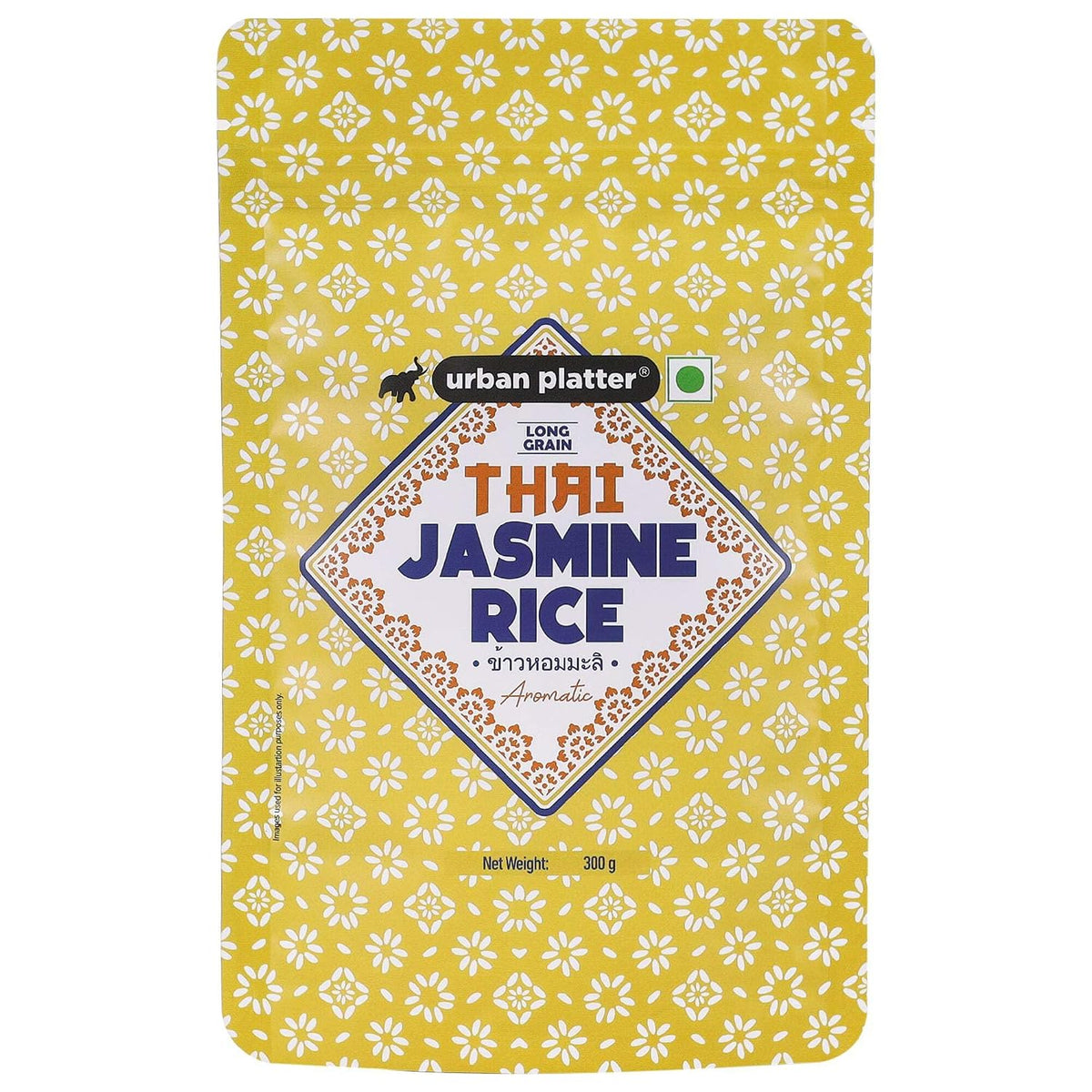 Urban Platter Thai Jasmine Rice, 1kg (Aromatic Long-Grain Rice | Soft & Fluffy Texture | Asian Pantry Staple)