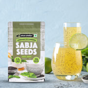 Urban Platter Sabja Seeds, 250g (Basil Seeds for Weight Management, Digestion & Hydration, Rich in Fiber & Omega-3, Falooda, Detox Drinks & Smoothies)