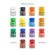 Camel Camlin Kokuyo Student Poster Color - 10ml Each, 14 Shades