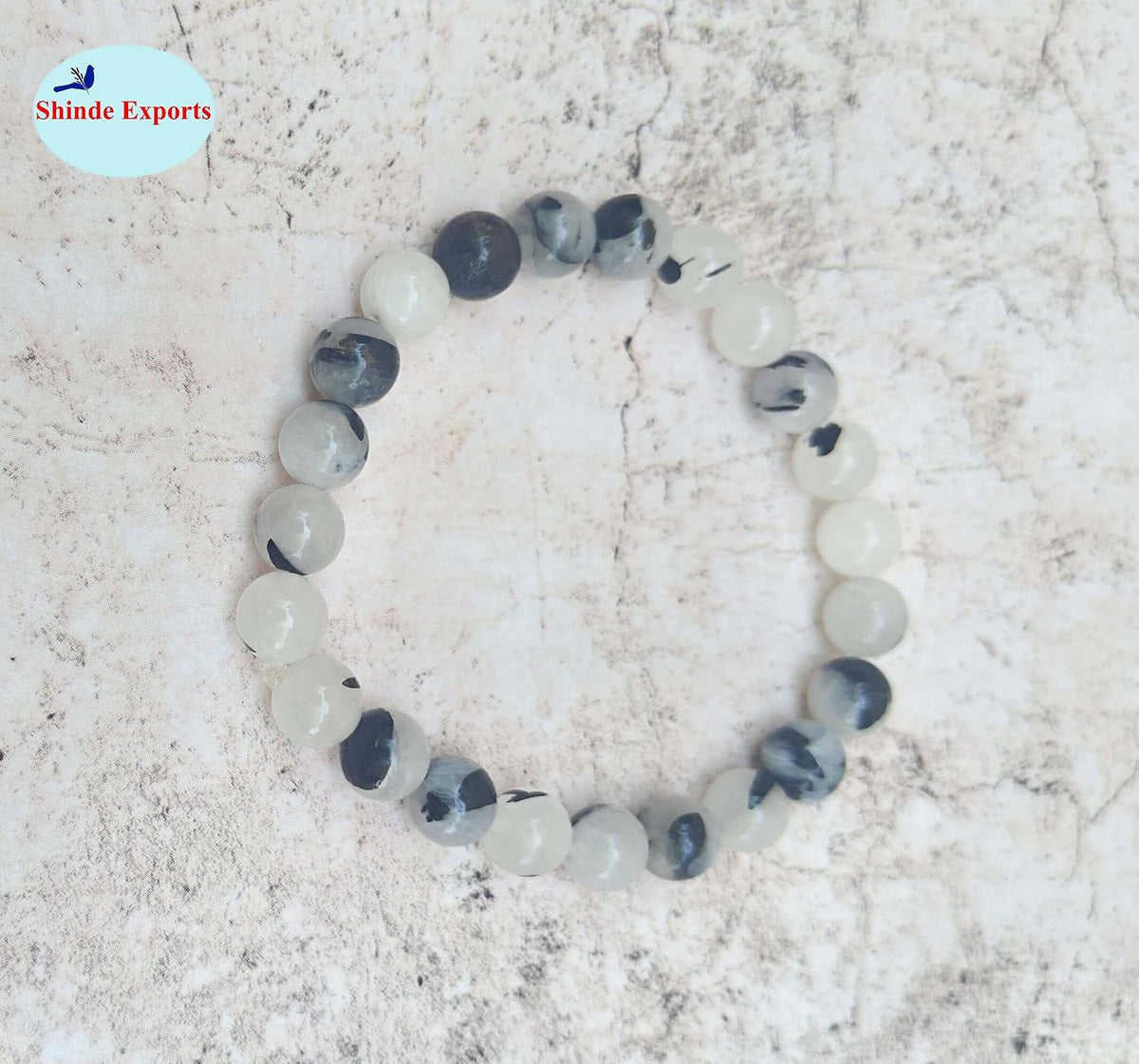 SHINDE EXPORTS Natural Rutile Gemstone Bracelet for men and women