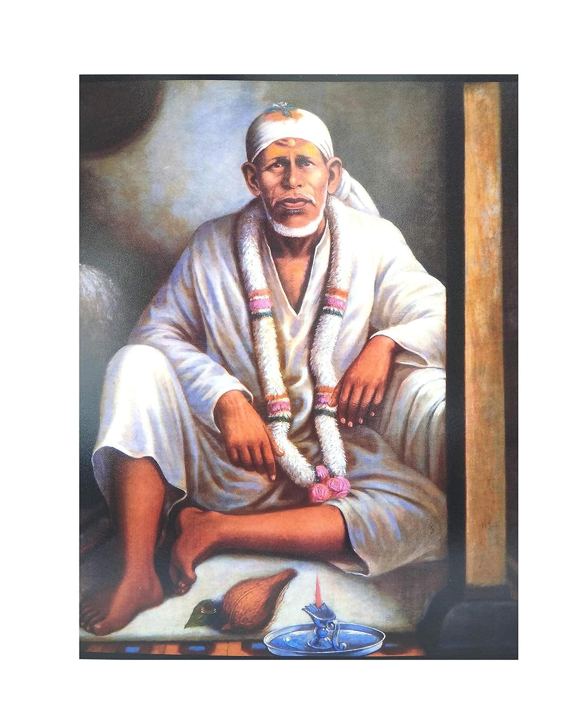 SHINDE EXPORTS Sai Baba Poster Without Frame for Home Decor Size 12x15 inches (Design 8)