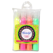 Fevicryl 3D Neon Liners 4 Colours Kit, 130gm Bottle