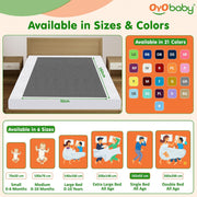 OYO BABY Quick Dry Dry Sheet Single Bed Size 72×36 Inch | Waterproof Mattress Protector for Babies and Adults | Soft, Breathable, Reusable, Anti-Pilling Fabric, Ultra Absorbent - Sea Green