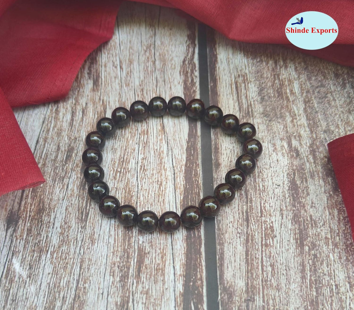 SHINDE EXPORTS Natural Garnet Gemstone Bracelet for men and women