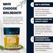 BrijBooti Organic Babool Gond For Ladoo -(250 Gr) Kikar Gond - Gum Arabic - Babul Gond - Edible Gum - Dink - Karuvelam Pisin - Premium Export Quality | FSSAI, GMP, ISO Certified