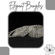 NMII Stylish Glossy Bangle & Bracelet Set for Women & Girls