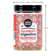 urban platter Traditional Gujarati Digestive Mukhwas, 200 Grams(Mouth Freshener Digestive After-Meal Snack Rich In Fibre)