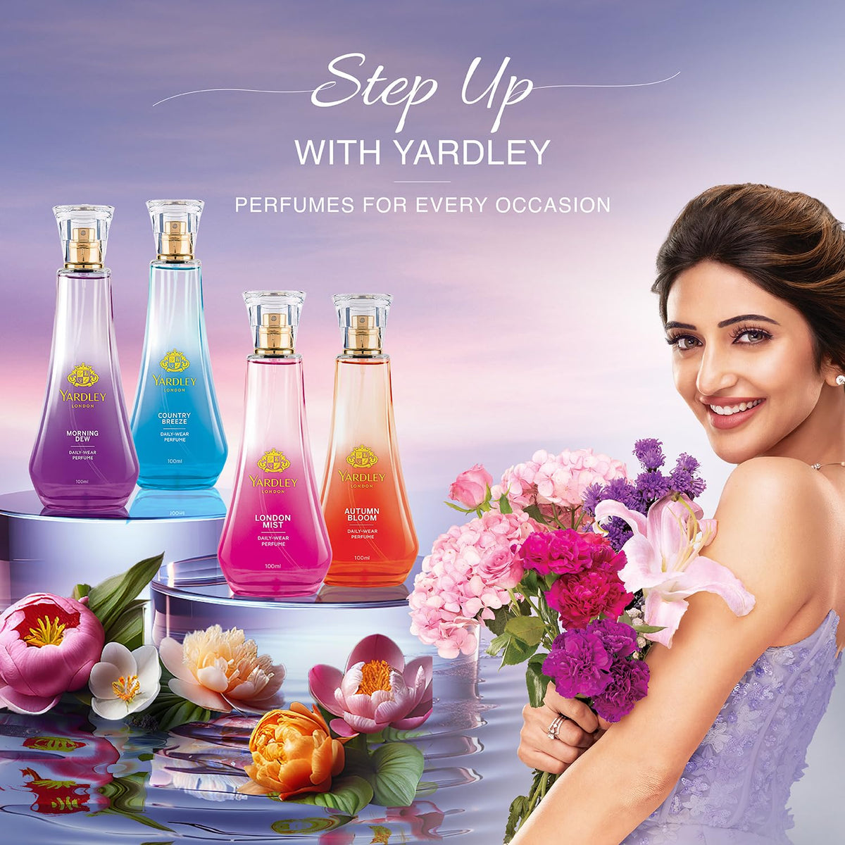 Yardley London Autumn Bloom Perfume| Floral Fruity Scent| 90% Naturally Derived| Plumeria & Orange Peony Perfume For Women| 50Ml - Spray