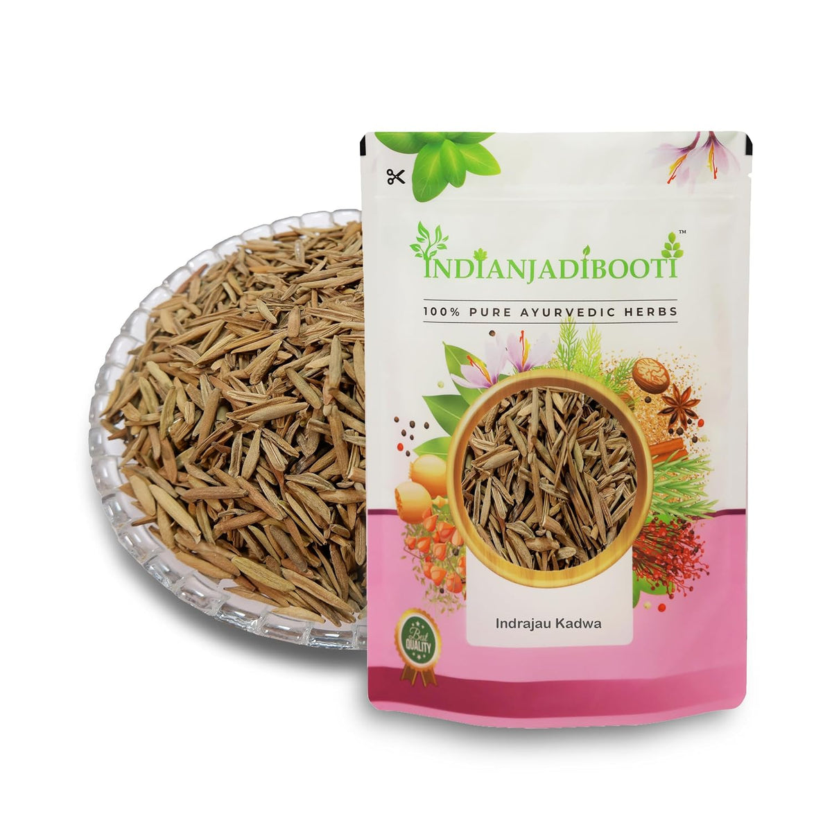 IndianJadiBooti Indrajau Kadwa,Holarrhena Pubescens | Bitter Inderjau Seeds for Healthy Sugar Levels & Digestion | Natural Kutaj Beej for Detox & Madhumeha | Raw & Pure | (400 Grams) | Pack Of 3