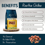 BrijBooti Sabut Reetha Without Seed/Seedless Soap Nuts For Normal Hair 800 Gram Natural