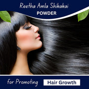 BrijBooti Reetha Amla Shikakai Powder for Hairs Reetha 150 Gm - Shikakai 150 Gm, Amla 100 Gm