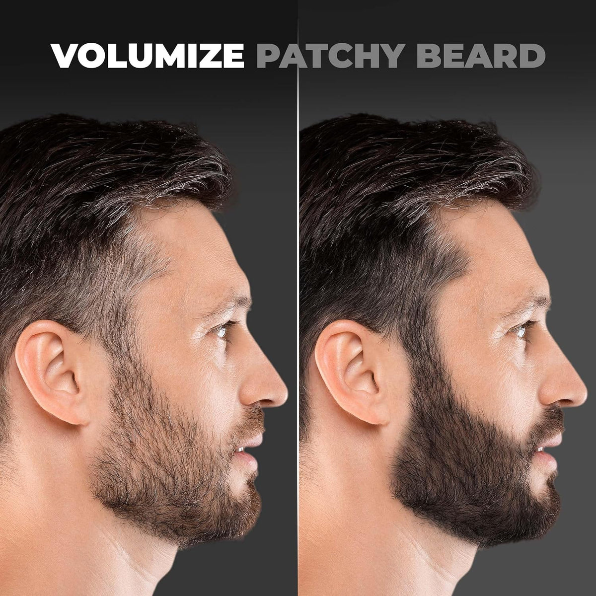 Beardo Blackout Hair Powder 4g - Black | Root Touch Up for Grey Hair | Instantly Covers Grey Roots, Beard Patches & Bald Spots | Thick Black Fiber Hairline Powder | Highly Pigmented, Long-Lasting & Matte Finish | Super-Fine Cover-up