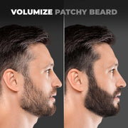 Beardo Blackout Hair Powder 4g - Black | Root Touch Up for Grey Hair | Instantly Covers Grey Roots, Beard Patches & Bald Spots | Thick Black Fiber Hairline Powder | Highly Pigmented, Long-Lasting & Matte Finish | Super-Fine Cover-up