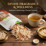 IndianJadiBooti Pure Harshringar Flowers | Joint Mobility Herbal Tea (10g)