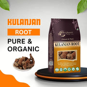BrijBooti Kulanjan Root 800 Gr - Paan Jadd - Kulinjan - Alpinia Galanga Wild - Siamese Ginger - Thai Ginger