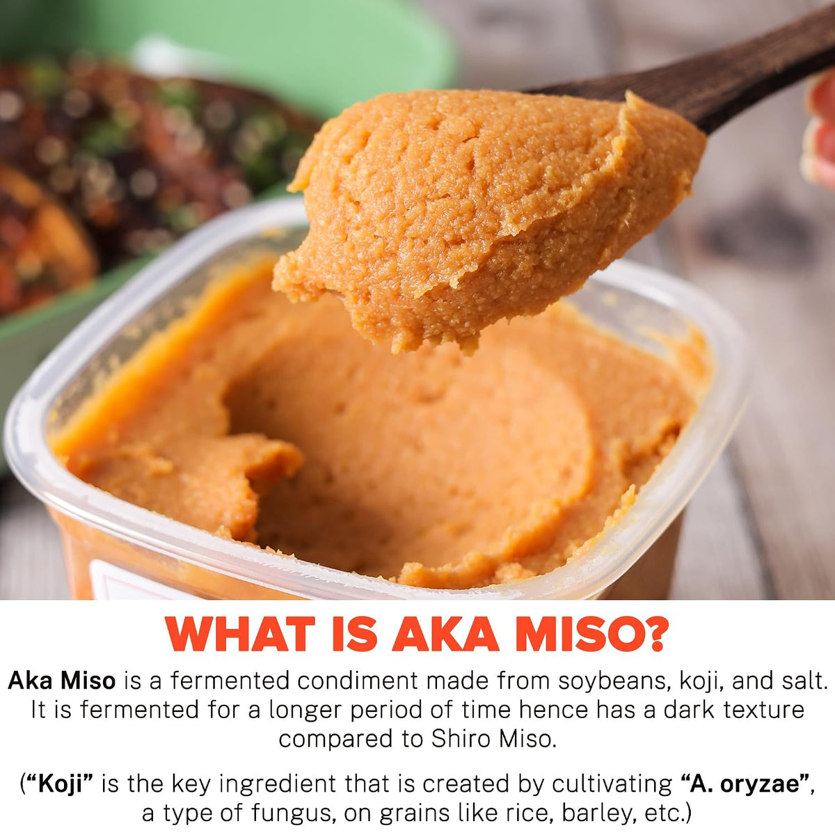 Urban Platter Aka Miso Paste, 300g (Dark Miso | Fermented Soybean Paste | Preservative-Free | Deep Umami Flavor)