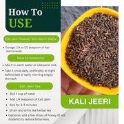 BrijBooti Kali Jiri - Kaali jiri - Kadwa Jeera - Kali Jeeri – Natural Black Cumin Seed